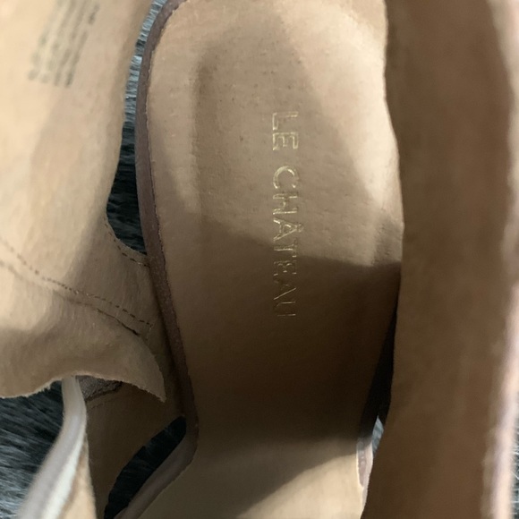 le chateau Tan Leather Sandals - Picture 6 of 6